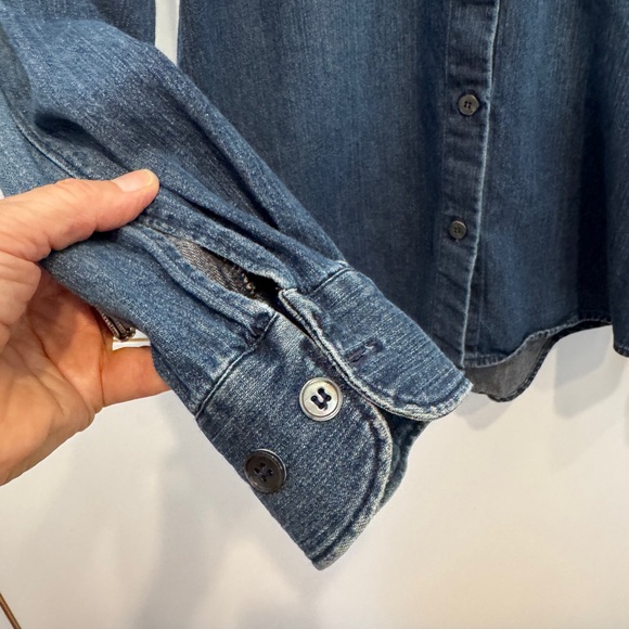 Helmut Lang Vintage Button-Up Shirt in Deep Indigo Size 40 - Picture 7 of 9